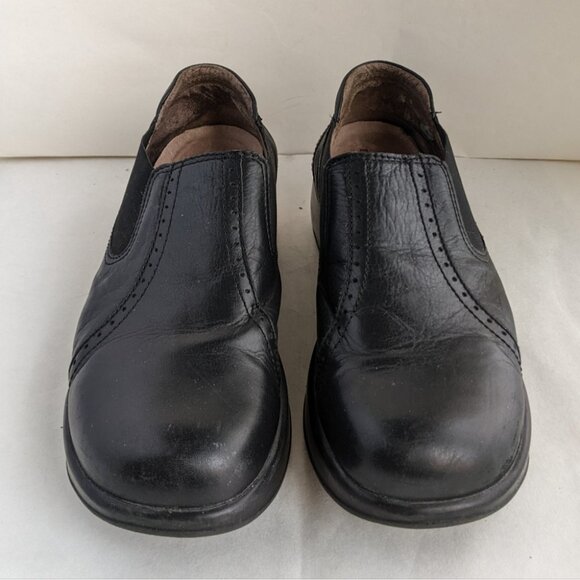 Dromedaris Leather Slip On Comfort Shoes, Falcon Black Women's Sz 10.5-11, EU 41 - Picture 2 of 11